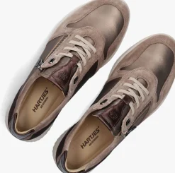 taupe hartjes lage sneakers 162.1128 breeze