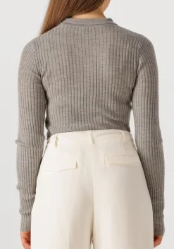 taupe herskind tops & t-shirts cadee blouse