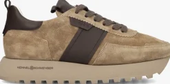 taupe kennel & schmenger lage sneakers 24210