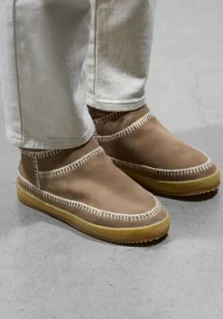 taupe laidbacklondon vachtlaarzen nyuki low crochet