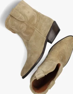 taupe lina locchi enkellaarsjes l1411