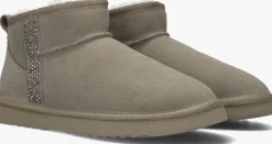 taupe lina locchi vachtlaarzen extreme glitter low