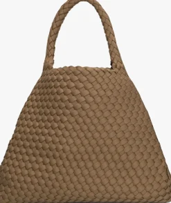 taupe marrea schoudertas medium