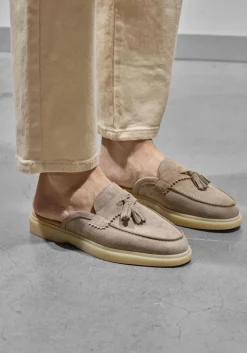 taupe mason garments loafers amalfi mule