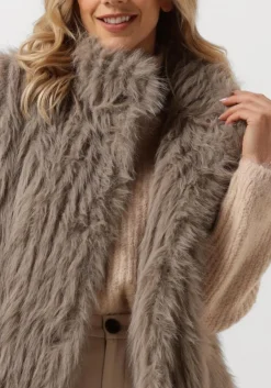 taupe notre-v gilet nv-edith