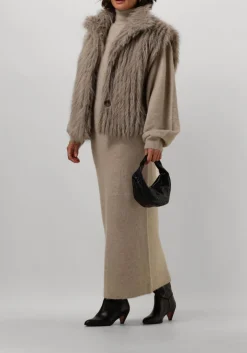 taupe notre-v gilet nv-edith