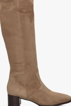 taupe notre-v hoge laarzen 63297