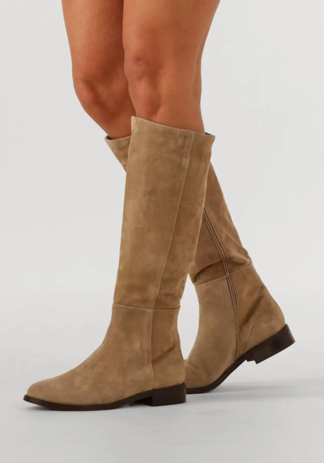 taupe notre-v hoge laarzen 3496