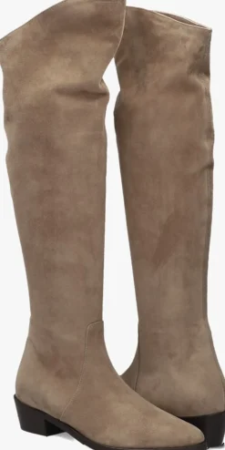 taupe notre-v hoge laarzen 394492