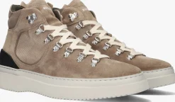 taupe nubikk hoge sneakers jonah aztec