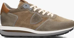 taupe philippe model lage sneakers tropez haute low man