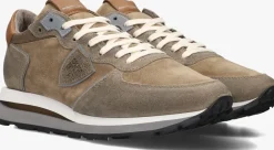 taupe philippe model lage sneakers tropez haute low man