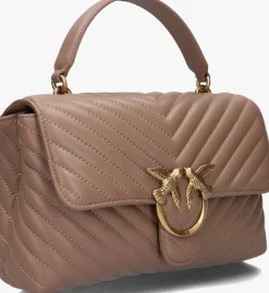 taupe pinko schoudertas love lady puff