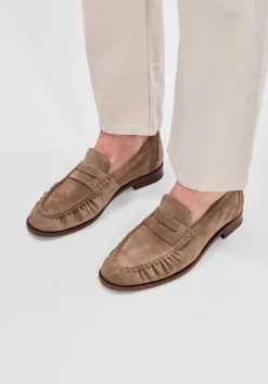 taupe posa loafers penny loafer.1