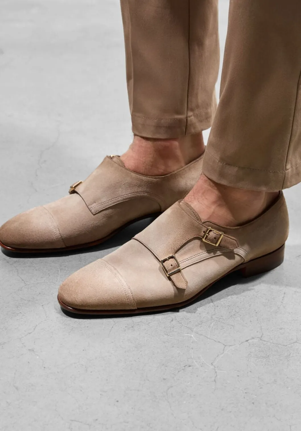 taupe santoni instappers axel