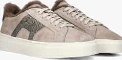 taupe santoni lage sneakers sue glitter sneaker