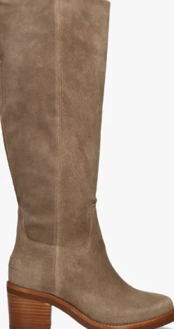taupe shabbies hoge laarzen puk tuba