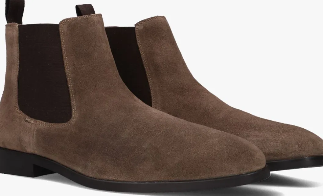 taupe stefano lauran chelsea boots 92302