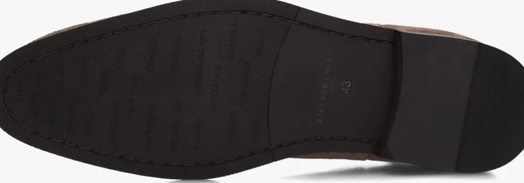 taupe stefano lauran chelsea boots 92302