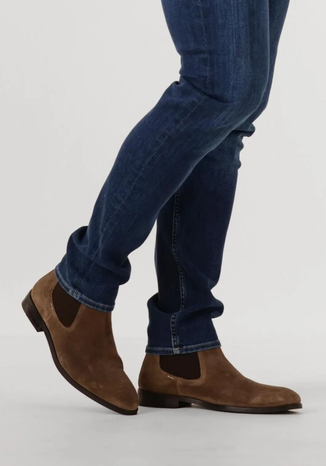 taupe stefano lauran chelsea boots 92302