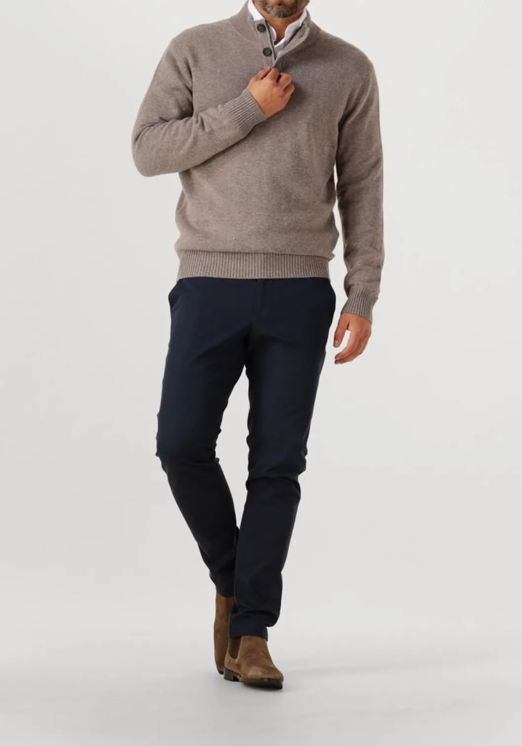 taupe stefano lauran chelsea boots 92302