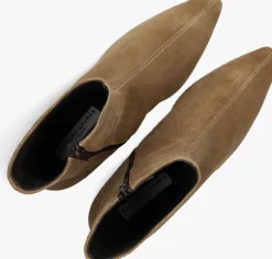 taupe stefano lauran enkellaarsjes 010-292