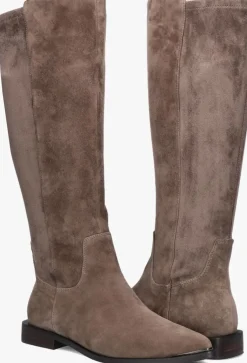 taupe stefano lauran hoge laarzen pe2059