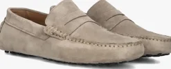 taupe stefano lauran loafers s3268