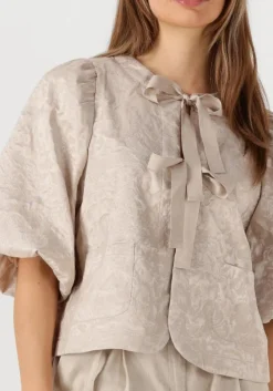 taupe summum blouses blouse jacquard