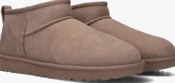 taupe ugg vachtlaarzen w classic ultra mini