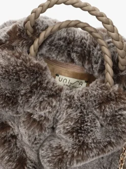 taupe unisa schoudertas znavia