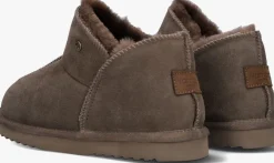 taupe warmbat pantoffels willow