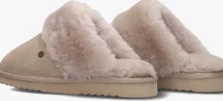 taupe warmbat pantoffels flurry