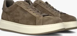 taupe woolrich lage sneakers arrow court man