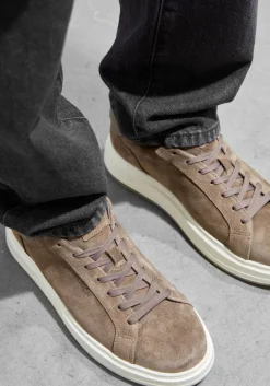 taupe woolrich lage sneakers arrow court man