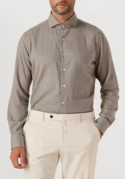 taupe xacus casual overhemd 91148 721ml