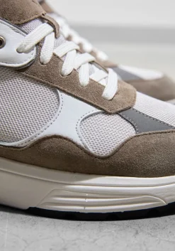 taupe xsensible lage sneakers helix men
