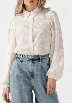 witte aaiko blouses lien long sleeve co 510