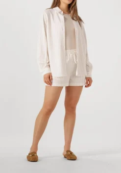 witte aimee the label korte broek page stripe