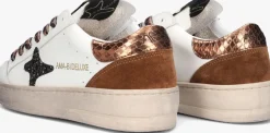 witte ama brand deluxe lage sneakers slam