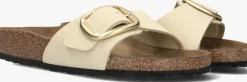 witte birkenstock slippers madrid big buckle dames