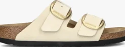 witte birkenstock slippers arizona big buckle dames