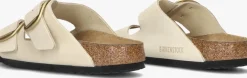 witte birkenstock slippers arizona big buckle dames