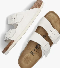 witte birkenstock slippers arizona dames