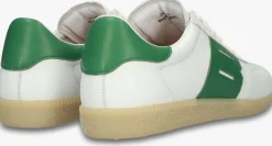 witte blackstone lage sneakers lime wren