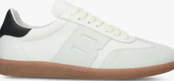 witte blackstone lage sneakers lime wren dames