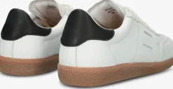 witte blackstone lage sneakers lime wren dames