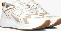 witte blasz lage sneakers charu-11