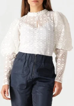 witte co'couture blouses elinor open back blouse
