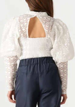 witte co'couture blouses elinor open back blouse